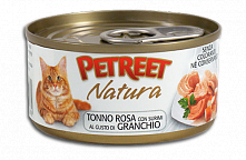 Petreet Natura Кусочки розового тунца с крабом сурими, 70 гр